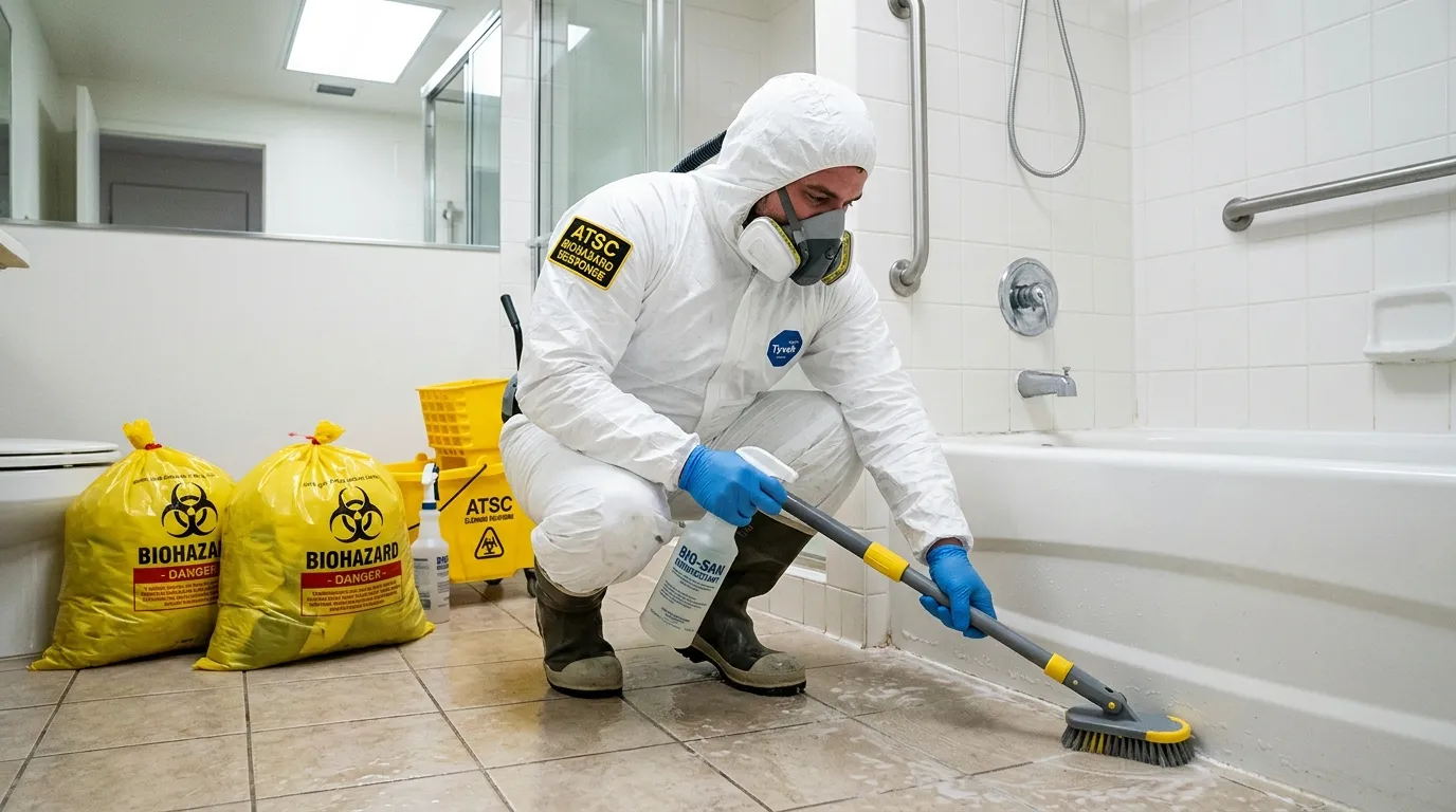 Decontamination equipment deployed for Blood Cleanup in Dale City